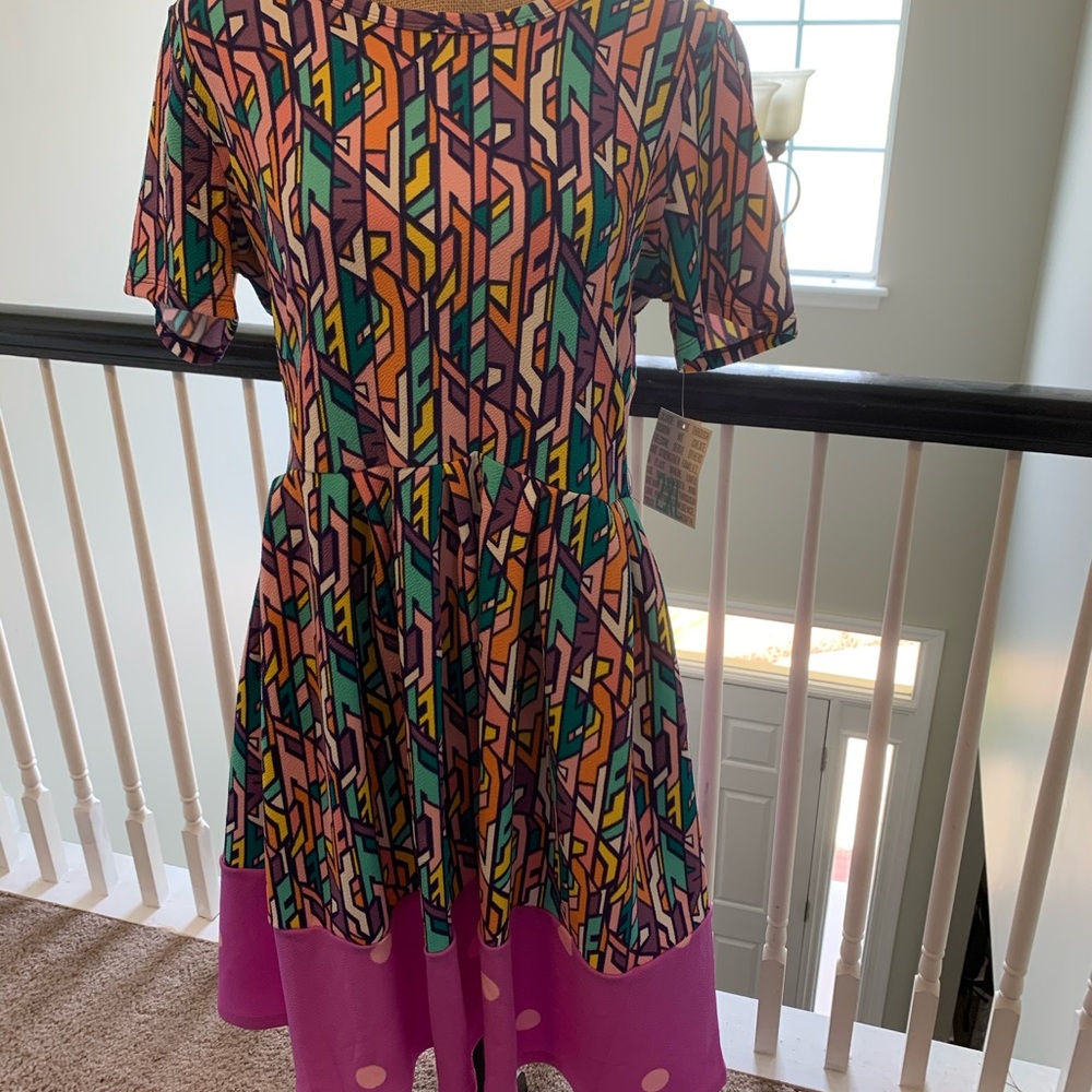 GORGEOUS 2 Print NWT LuLaRoe 2XL Amelia